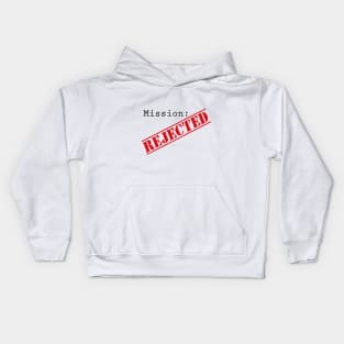 Mission: Rejected Title Splash (Red) Kids Hoodie